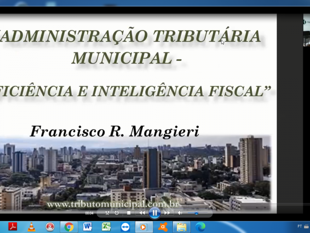 ADM. TRIB. MUNICIPAL - EFICIÊNCIA E INTELIG. FISCAL - 8h - CONTEÚDO: 
CURSO PARA EMPREENDEDORES!
Este curso apresenta não apenas ideias, mas projetos concretos e exitosos que envolvem o aperfeiçoamento da administração tributária, seja sob o ângulo da melhoria dos serviços públicos, seja no tocante ao  incremento da arrecadação.
O professor Francisco Mangieri, autor renomado na seara tributária municipal, aborda de modo essencialmente prático e objetivo – com rara didática – inúmeros projetos de sucesso que coordenou ou participou na Prefeitura de Bauru/SP e demais municípios, durante duas décadas de atuação profissional na área tributária municipal.
Nesse contexto, é fornecido o conceito de cada um desses projetos, o fundamento legal para a implantação e os atos normativos necessários à criação e regulamentação dos mesmos.
Assim, pode-se dizer que tal curso sugere um verdadeiro plano de governo na área tributária. E mais do que isso, aponta o caminho e os instrumentos para que ele seja realizado.
Por isso mesmo, trata-se de um curso obrigatório para os profissionais ligados ao direito tributário municipal, tais como secretários de governo, gestores, diretores e chefes de divisões de arrecadação e fiscalização, fiscais, procuradores, consultores, analistas de sistemas, programadores, contadores, advogados, dentre outros.

 